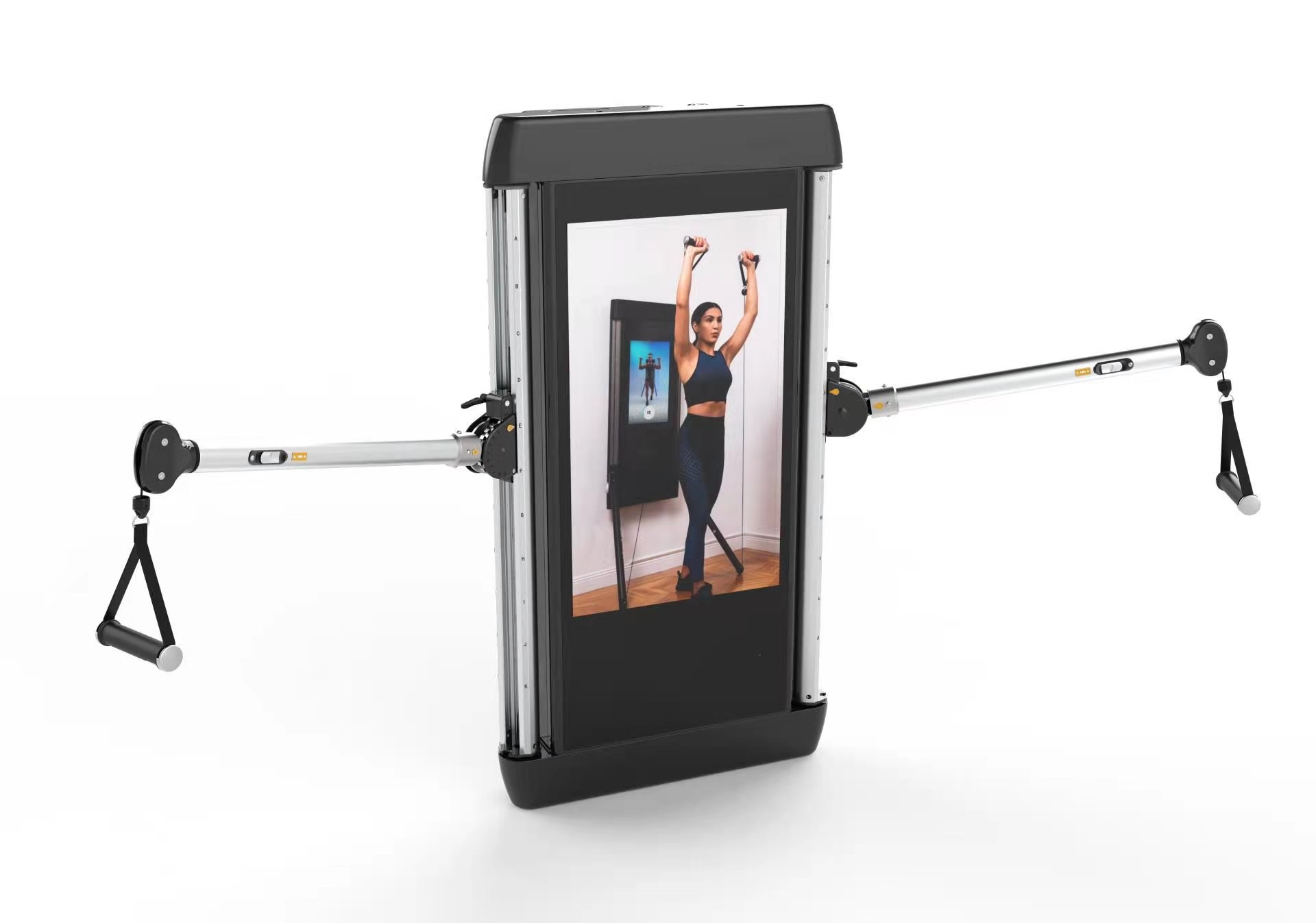 Tonifique seu corpo Ganhe controle sem precedentes e esforce-se ao máximo sem ter que acumular e retirar pesos de metal.Ao eliminar a inércia, oferece resistência ao longo do movimento, para que consiga um treino mais eficaz.