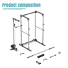 Power Rack de peso digital multifuncional