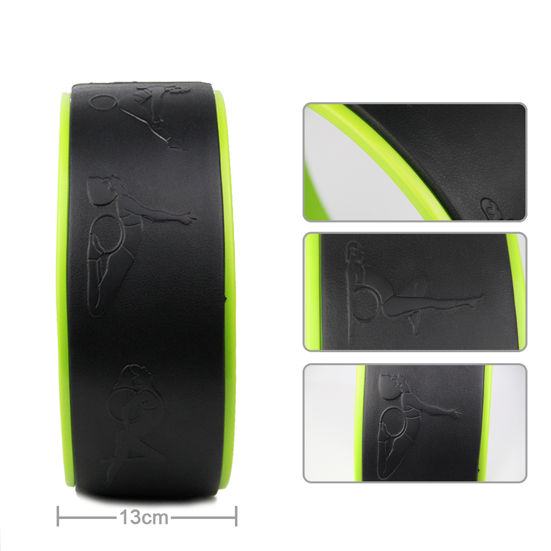 QUALIDADE E DESIGN SUPERIOR Nossa roda de ioga apresenta o enchimento de espuma mais espesso disponível e apresenta um design com patente pendente.É de qualidade superior e almofadas de design e está em conformidade com as formas únicas do seu corpo, seja nas costas, pescoço ou quadris, mas ainda é macio e confortável o suficiente para usar todos os dias.