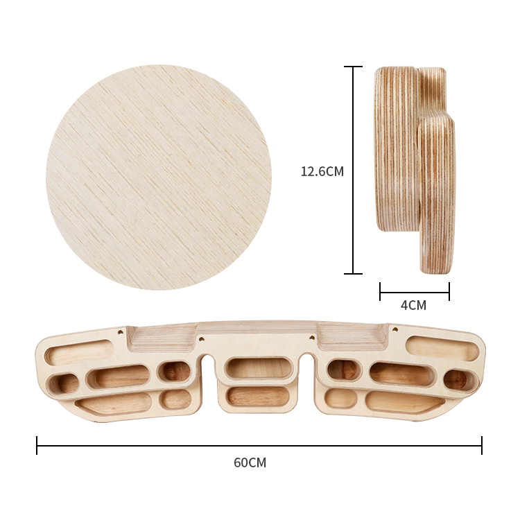 Tamanho completo Ideal para prática iniciante;A unidade da porta do hangboard de escalada mede 23,6 x 11,75 polegadas (59,9 x 30 cm);Afunila de cima para baixo de 1,6 a 1,2 polegadas (4,1-3 cm) para folga do antebraço;Pesa aproximadamente 6,8 libras (3,1 kg)