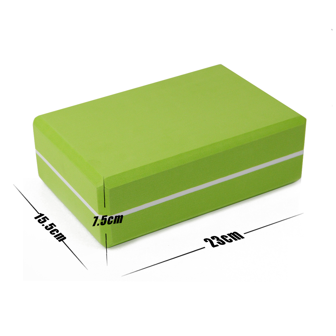 Tamanho do produto O tamanho de cada bloco de espuma de ioga é de cerca de 23 x 15 x 7,5 cm/9 x 6 x 3 polegadas, leve e portátil, para que você possa carregá-lo facilmente.