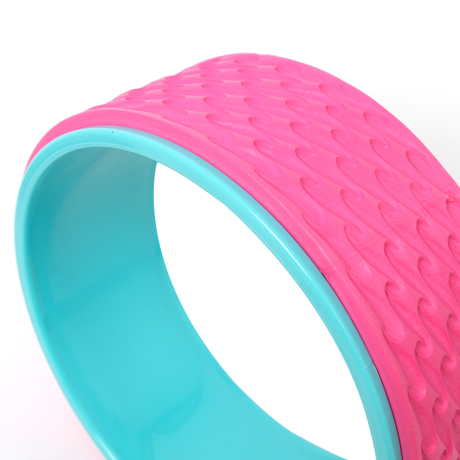 DESIGN DE PATENTE PENDENTE Nossa roda de ioga apresenta o enchimento de espuma mais espesso disponível e apresenta um design de patente pendente.É de qualidade superior e almofadas de design e está em conformidade com as formas únicas do seu corpo, seja nas costas, pescoço ou quadris, mas ainda é macio e confortável o suficiente para usar todos os dias.