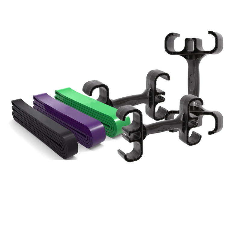 Elimine bandas emaranhadas envolvendo até 6 bandas ordenadamente em cada alça.Cabe bem em bolsas de ginástica, mochilas e bagagem de mão.