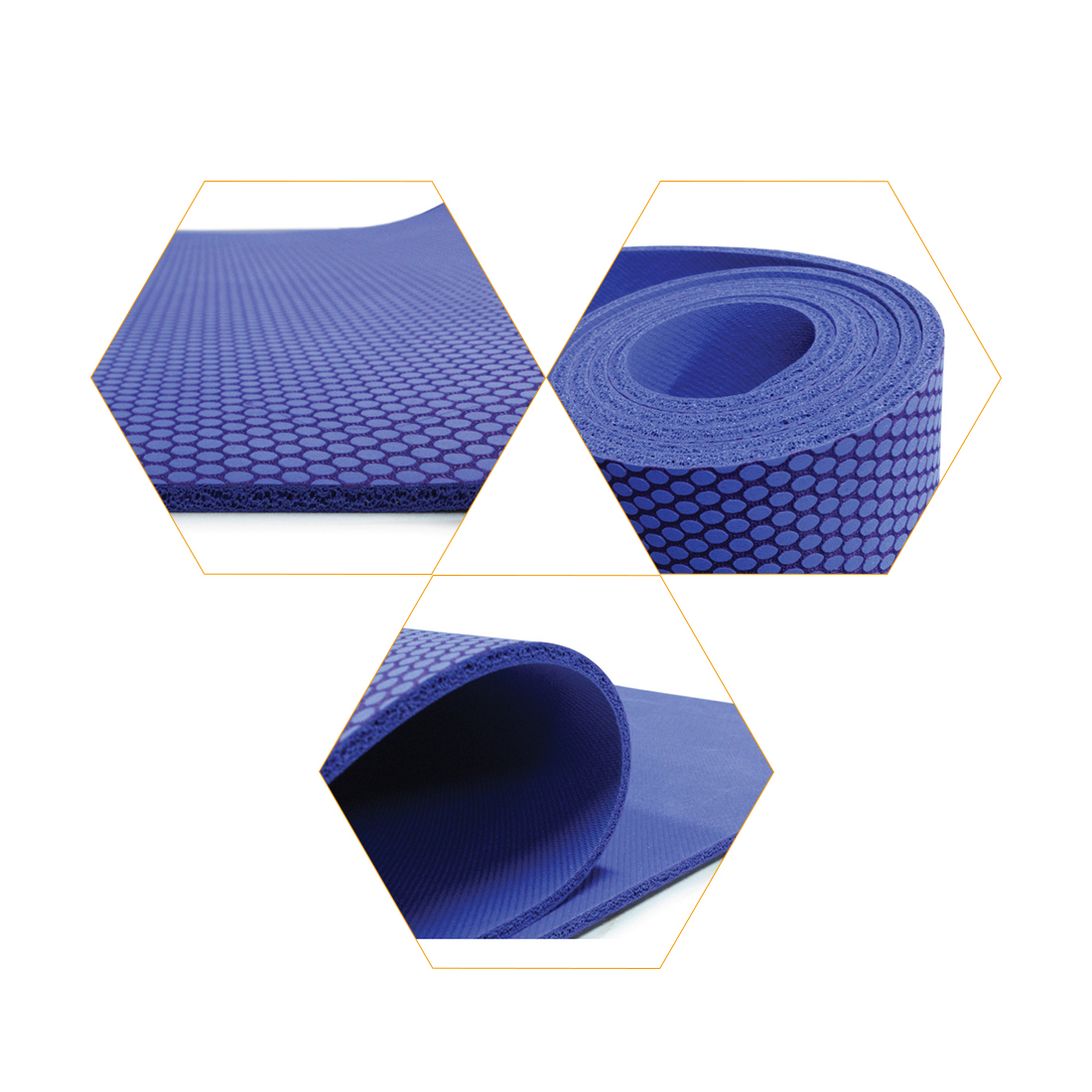 VERSÁTIL Use o tapete para qualquer coisa, desde ioga, pilates até alongamento, meditação e outros exercícios de fortalecimento.0,2' (5 mm) de espessura, 72' extra longo e 26' de largura garante conforto para pessoas de todas as formas e tamanhos.