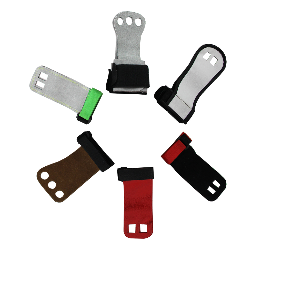 O DESIGN DE TRÊS FUROS protege os dedos médio, anular e mindinho (que são os mais comuns de rasgar), enquanto ainda tem o recorte ao redor do polegar para manter uma boa aderência na barra.