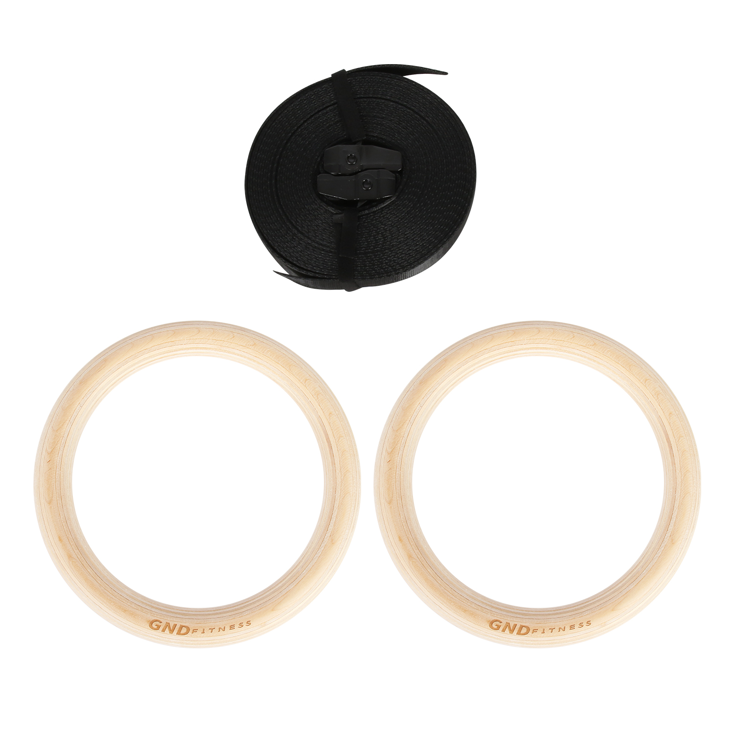 Capacidade de 1500 libras Os anéis de ginástica de exercícios de 32 mm de espessura são feitos de madeira de bétula, que é um material natural usado para fazer equipamentos esportivos premium.Os anéis pull up têm grande capacidade de peso de até 1500 lbs/680 kg, seguros e duráveis.
