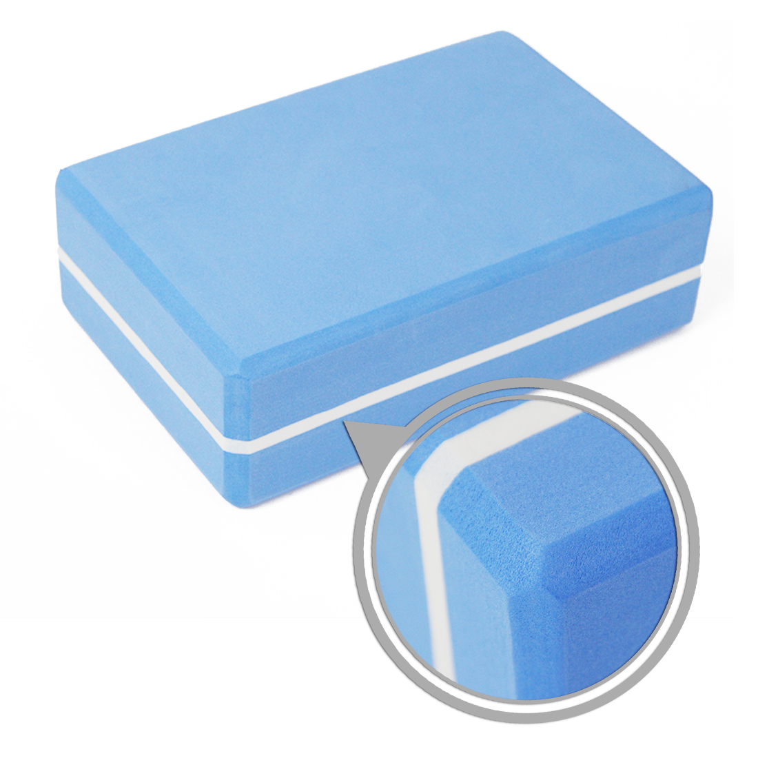 Material Premium Nossos grandes blocos de espuma de ioga são feitos de espuma EVA de alta densidade e resistente ao estiramento, que é leve e resistente, para fornecer suporte e conforto estáveis.