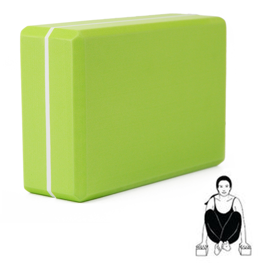 Produto estável e equilibrado Existem superfícies antiderrapantes e bordas chanfradas em nossos blocos de espuma de ioga, para que você possa agarrar facilmente por um longo tempo.Esses blocos de ioga fornecerão a estabilidade e o equilíbrio de que você precisa durante a prática para alcançar uma pose mais profunda e muito mais.
