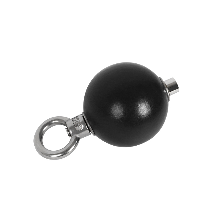 fábrica DIMENSÕES 4' powerball que pode ser instalado em qualquer lugar usando um mosquetão, corrente ou correia.